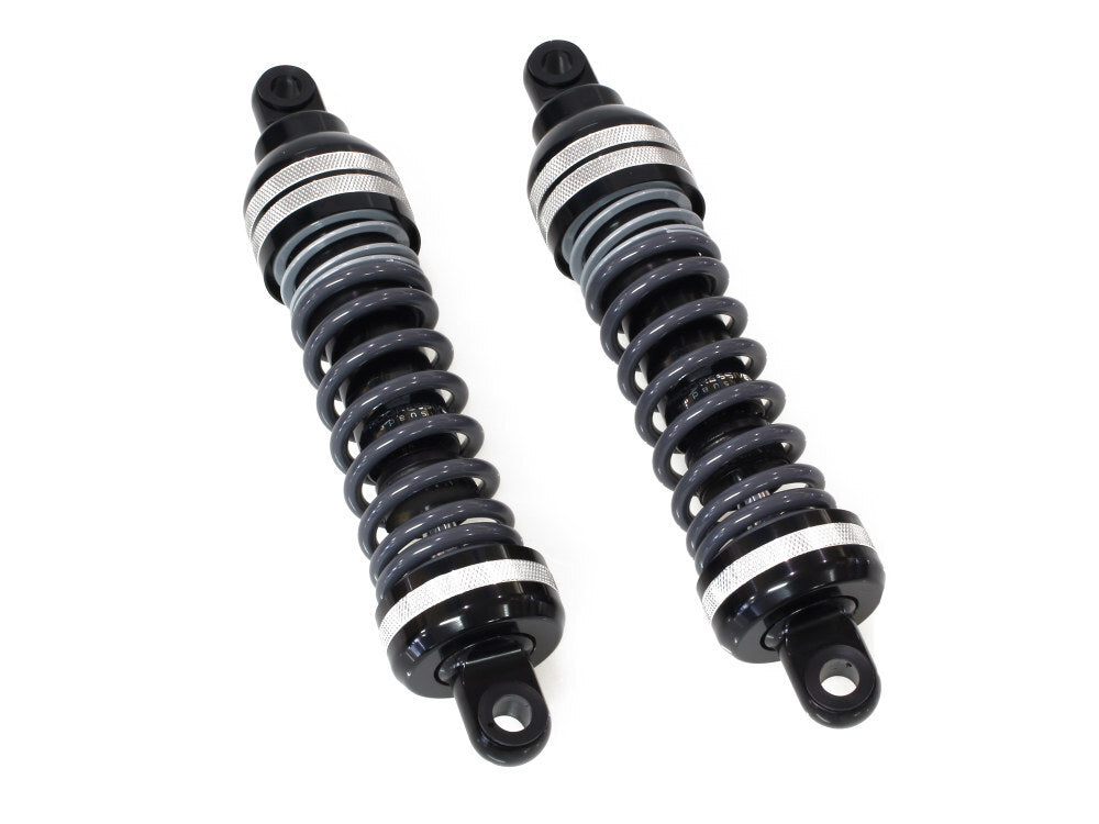 Progressive Suspension PS-944-4001UL 944 Ultra Low Series 12.5" Standard Spring Rate Rear Shock Absorbers Black Fits Touring 80-Up