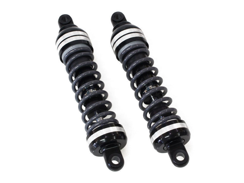 Progressive Suspension PS-944-4002UT 944 Series 13" Standard Spring Rate Rear Shock Absorbers Black for Touring 80-Up