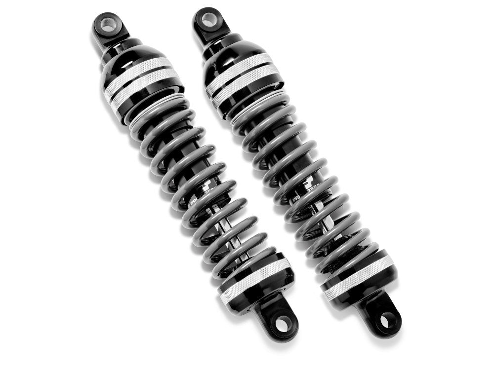 Progressive Suspension PS-944-4019UL 944 Ultra Low Series 12.5" Heavy Duty Spring Rate Rear Shock Absorbers Black for Touring 80-Up