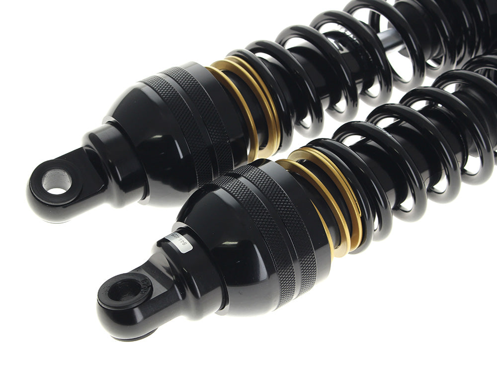 Progressive Suspension PS-944-4025UL 944 Ultra Low Series, 12.5" Standard Spring Rate Rear Shock Absorbers Black for Harley-Davidson Touring 80-Up