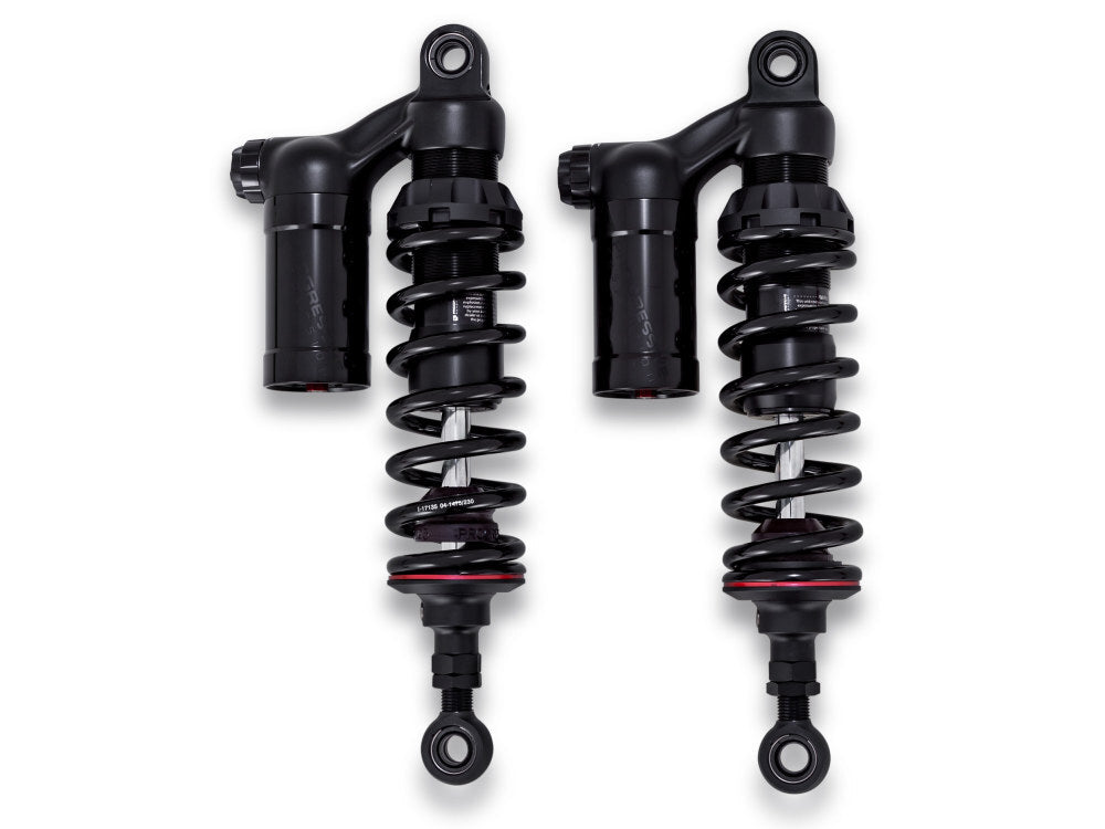 Progressive Suspension PS-990-1002 990 Sport Series 13.5" Rear Shock Absorbers Black for Dyna 91-17