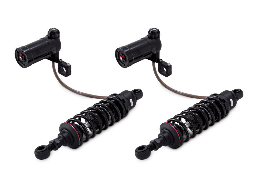 Progressive Suspension PS-990-2003 990 Sport Series 13" Rear Shock Absorbers Black for Touring 80-Up