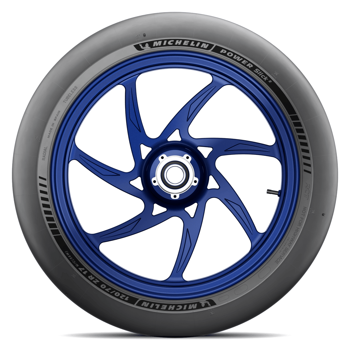 Michelin Power Slick 2 Front Tyre 120/70 ZR-17 58W Tubeless