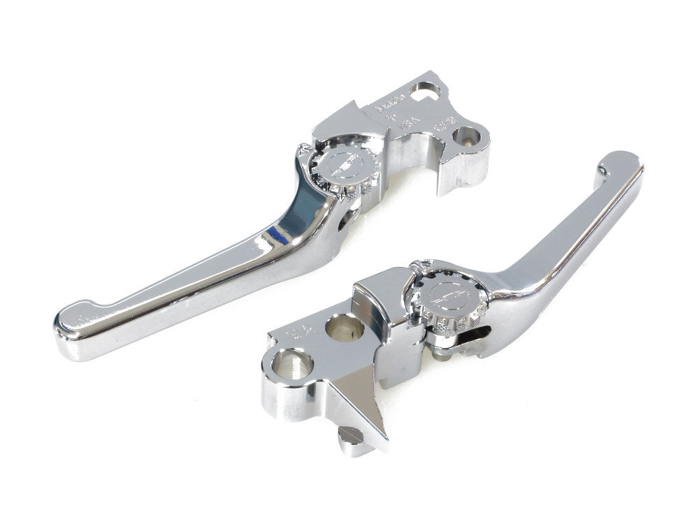 PSR PSR-12-00651-20 Adjustable Anthem Levers Chrome for Softail 96-14/Dyna 96-17/Touring 96-07/Sportster 96-03