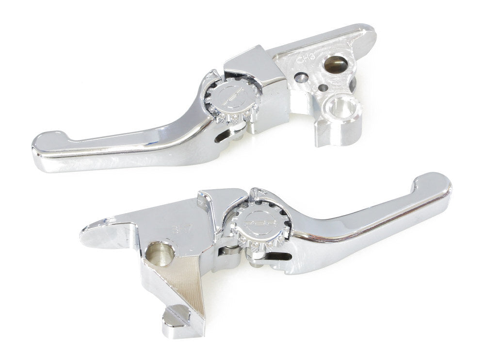 PSR PSR-12-01656-20 Adjustable Shorty Anthem Levers Chrome for Softail 15-Up