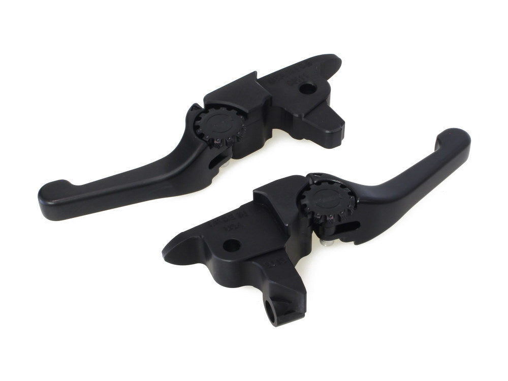 PSR PSR-12-01661-22 Adjustable Shorty Anthem Levers Black for Touring 17-20