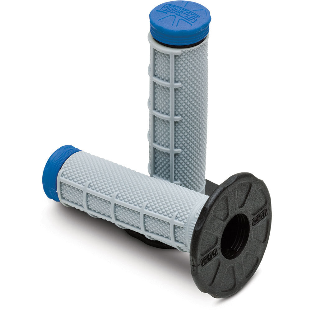 ProTaper PT02-4861 MX Tri Density Half Waffle Grips Blue