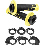 ProTaper PT021657 Clamp-On 1/2 Waffle Grips Neon Yellow/Black