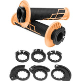 ProTaper PT021661 Clamp-On 1/2 Waffle Grips Neon Orange/Black