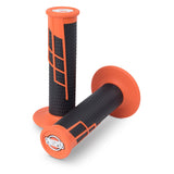 ProTaper PT021665 Clamp-On 1/2 Waffle Grips Orange/Black