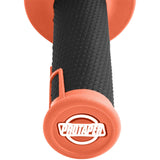 ProTaper PT021665 Clamp-On 1/2 Waffle Grips Orange/Black