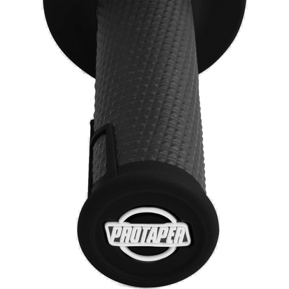 ProTaper PT021668 Clamp-On 1/2 Waffle Grips Black/Black