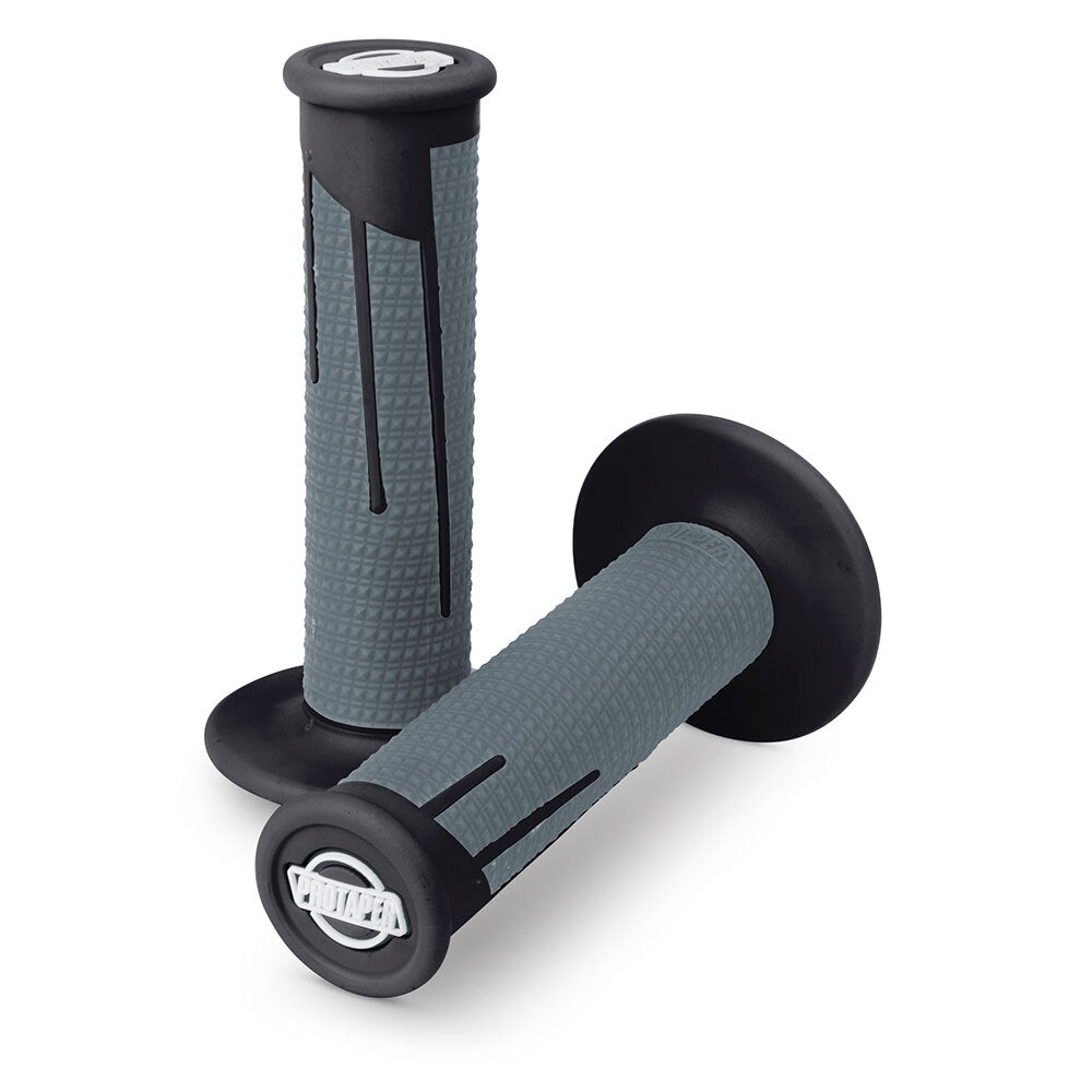 ProTaper PT021689 Clamp-On Full Diamond Grips Black/Dark Grey