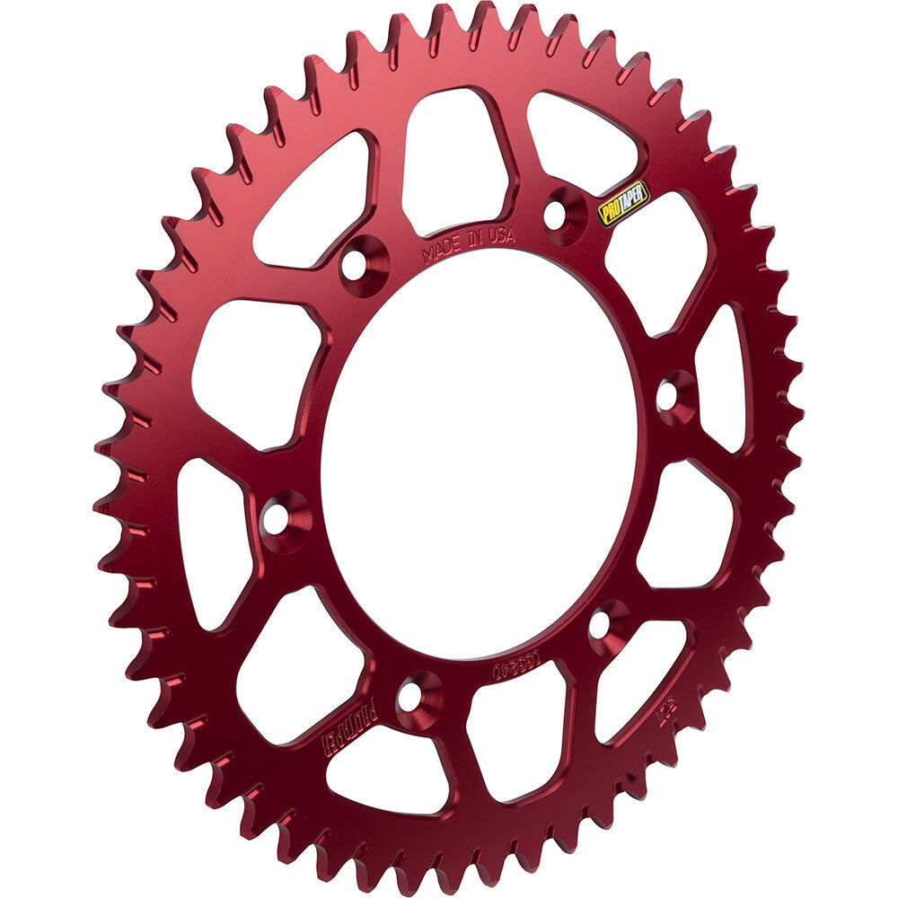 ProTaper PT033232 Race Spec (RS) Aluminum 48T (520 Pitch) Sprocket Red for Honda