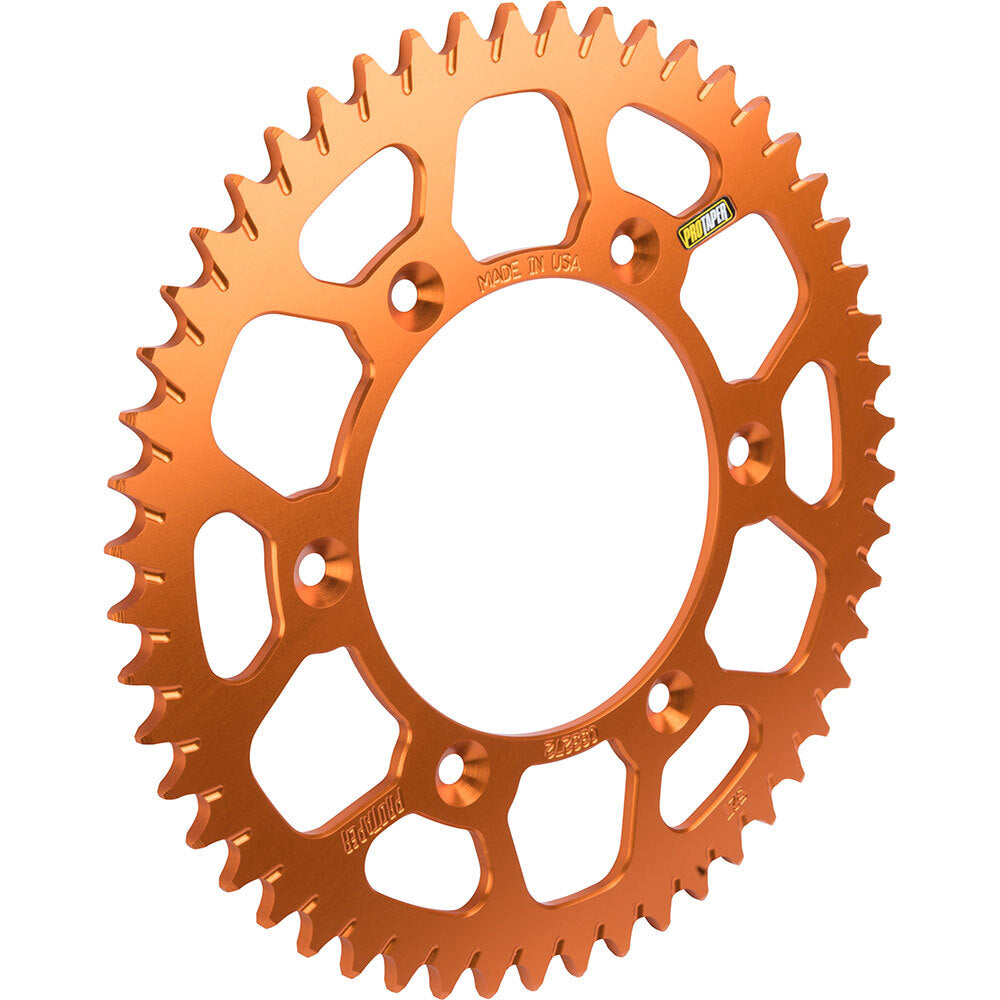 ProTaper PT033268 Race Spec (RS) Aluminum 48T (520 Pitch) Sprocket Orange for KTM/Husqvarna