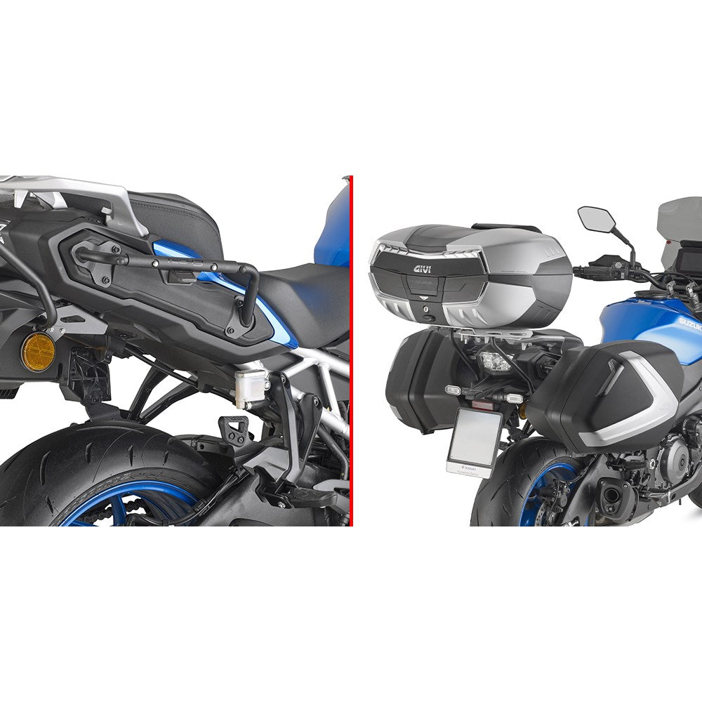 Givi PX3128 Side Case Pannier Holder for Suzuki GSX-S1000GX 24-Up w/Monokey Tech 3 Side Cases