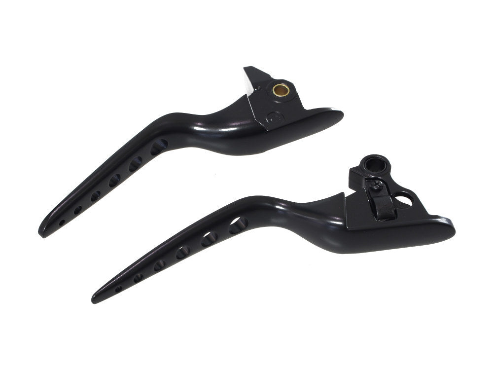 Bagger Nation PYO-RL-S-18L-B Racing Levers Black for Softail 18-Up