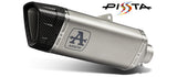 Arrow 71232PTR Competition EVO Titanium Full Exhaust System w/Pista Titanium Muffler & Carbon End Cap for Yamaha YZF-R7 2026
