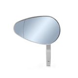 Rizoma Reverse Radial Bar End Mirror Silver (Each)