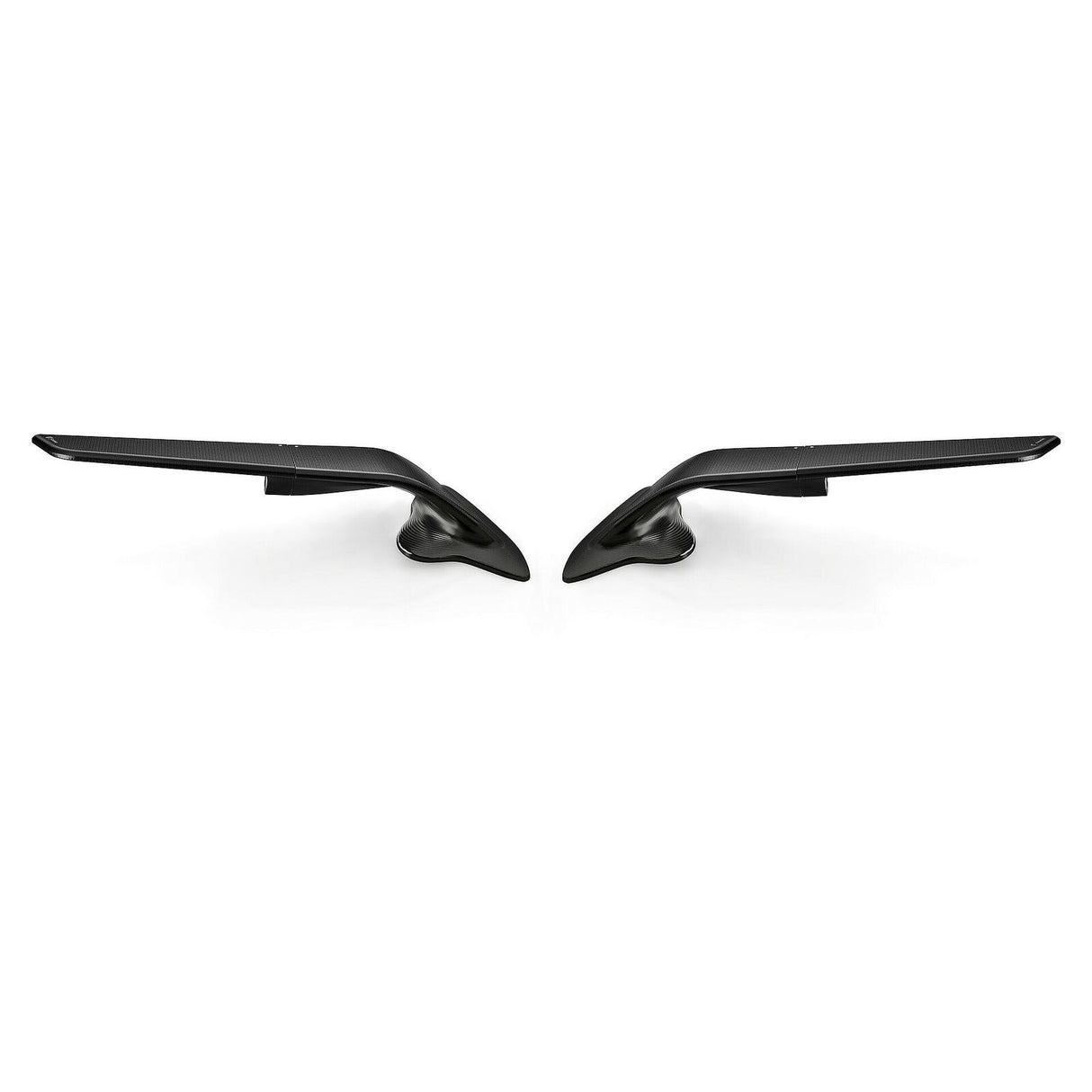 Rizoma Stealth Mirrors Black for Yamaha R6/R7 17-23