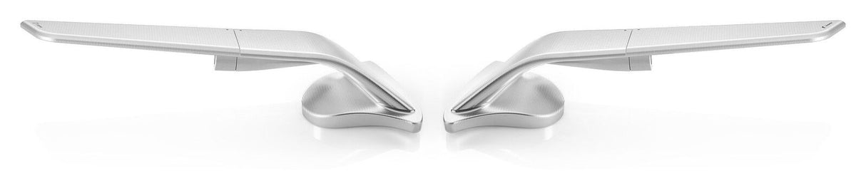 Rizoma Stealth Mirrors Silver for Ducati Panigale V2/V4/S 18-21