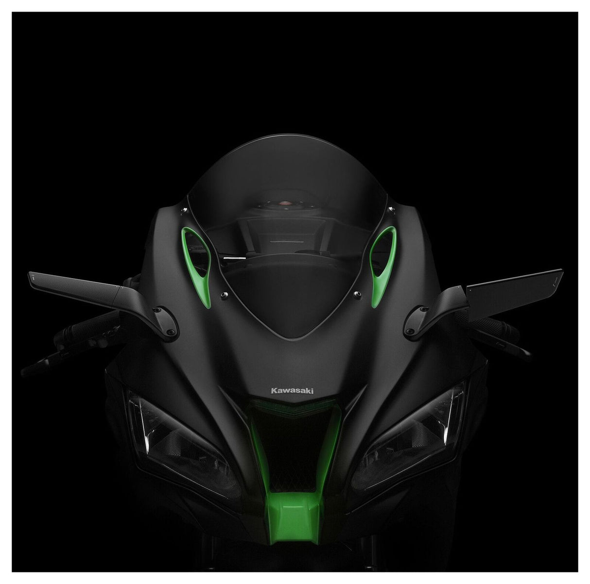 Rizoma Stealth Mirrors Black for Kawasaki ZX-10R 19-20