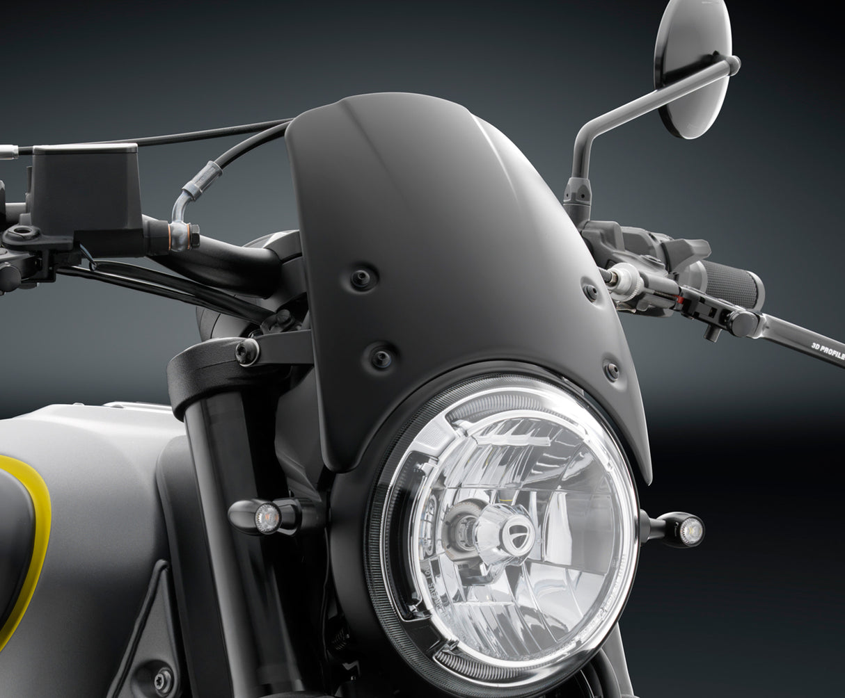 Rizoma Headlight Fairing Black for Ducati Scrambler/Triumph Street Twin