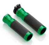 Rizoma Sport Grips Green for Kawasaki Z650/Z900