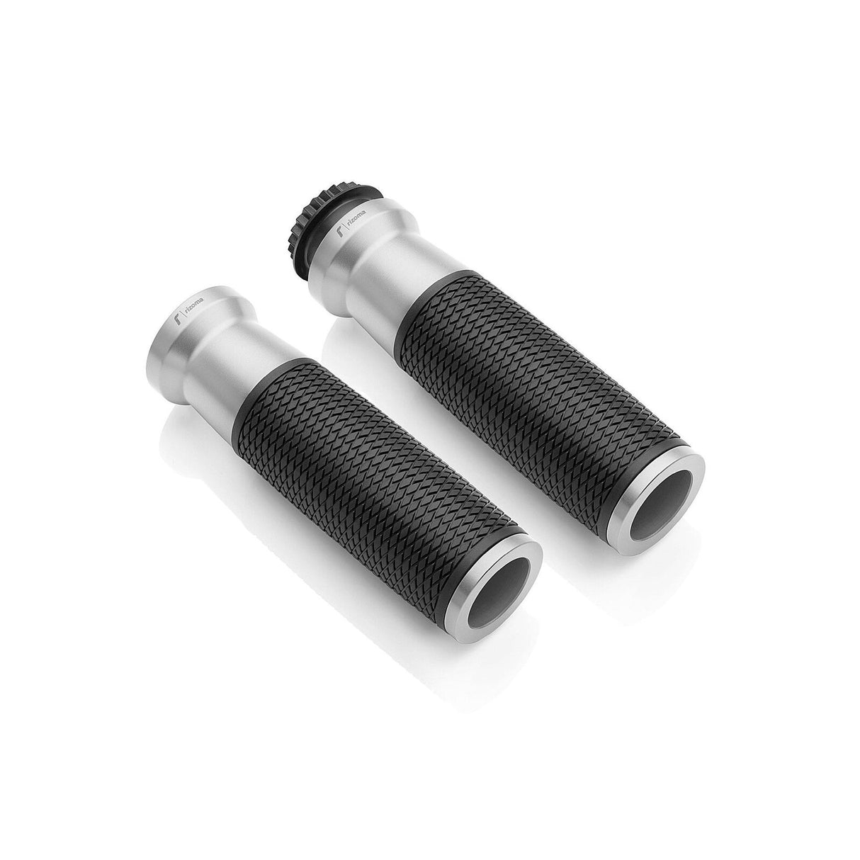 Rizoma Urlo Grips Silver for 7/8" Handlebars