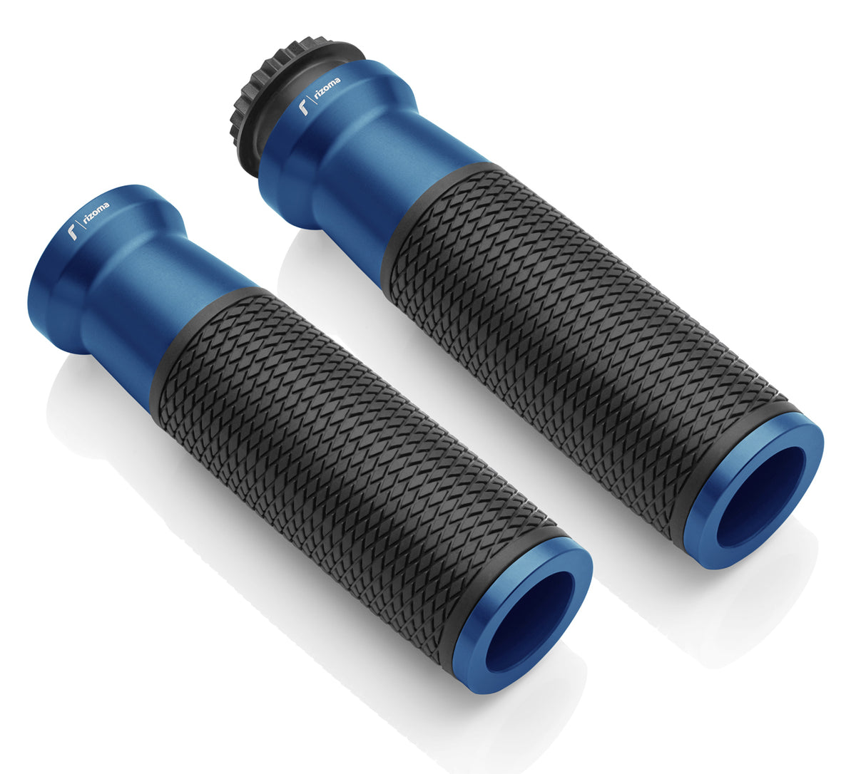 Rizoma Urlo Grips Blue for 22mm Handlebars