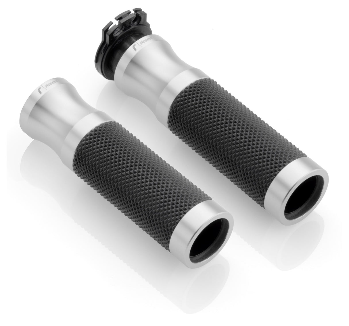 Rizoma Sport Grips Silver for 7/8" Handlebars