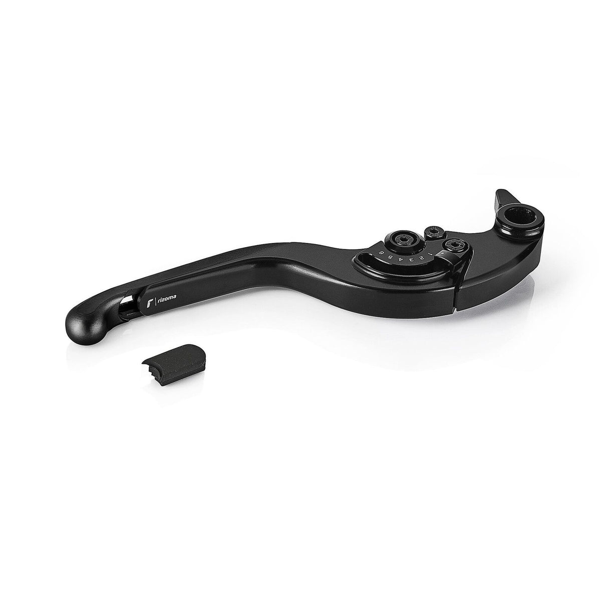 Rizoma Adjustable Plus Brake Lever Black/Black for Honda/Kawasaki/Triumph Models