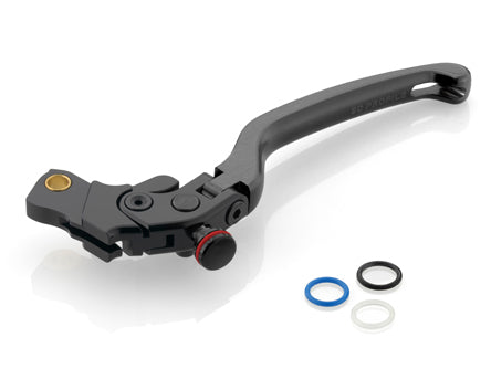 Rizoma 3D Clutch Lever Black for Aprilia RSV4/Honda CBR600RR/C-ABS/1000 RR/Suzuki GSX-R Models/-S/Yamaha Some Models