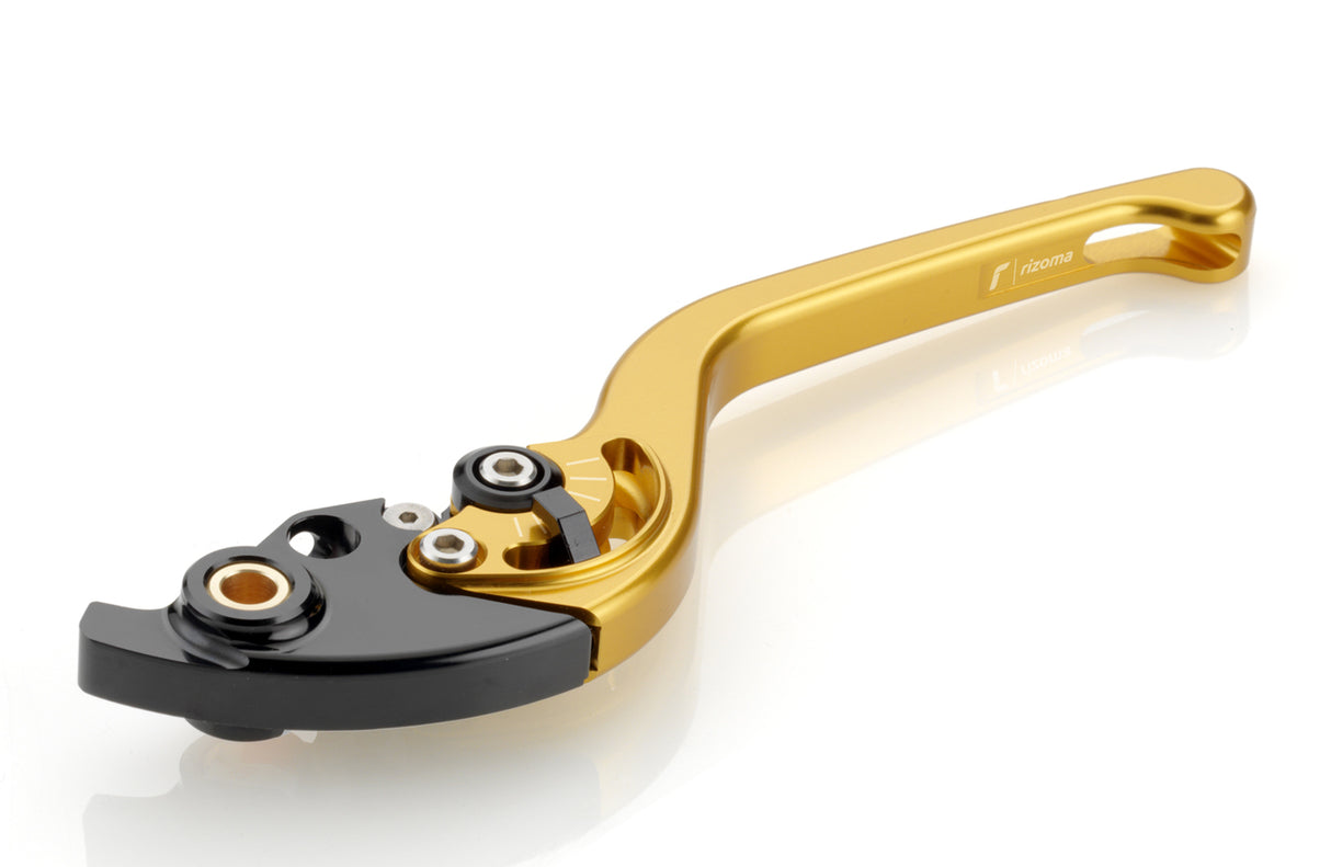 Rizoma RRC Clutch Lever Gold for Aprilia RSV4/Honda Other Models/Yamaha MT/FZ-07/MT/FZ-09/Tracer/XSR700/900/YZF-R1