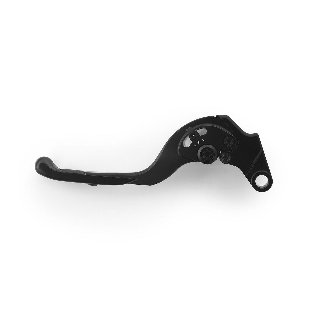 Rizoma Adjustable Plus Clutch Lever Black/Black for Kawasaki Ninja 650 17-21/Z650 17-21/Z900 17-21