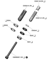 Rizoma End Bar Adapter Black for Proguard System Street Edition