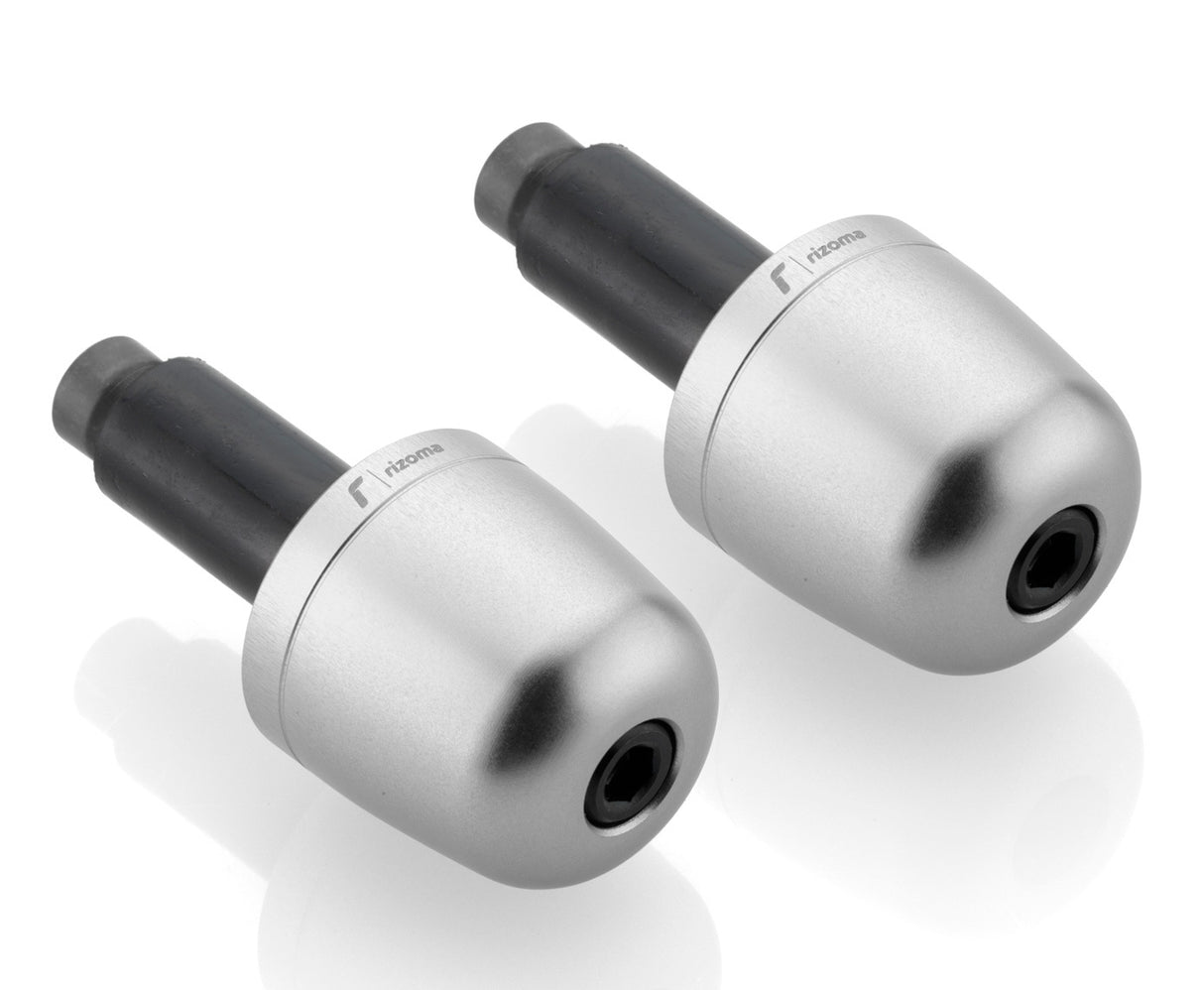 Rizoma Conical Bar Ends Silver for 22mm Handlebars