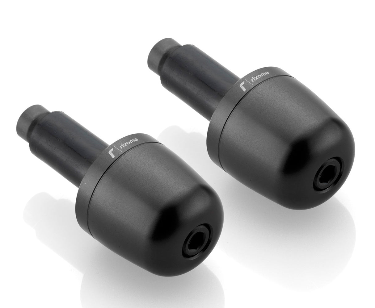 Rizoma Conical Bar Ends Black for 22mm Handlebars