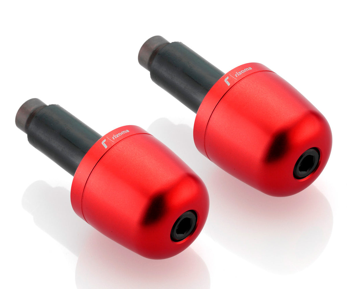 Rizoma Conical Bar Ends Red for 22mm Handlebars