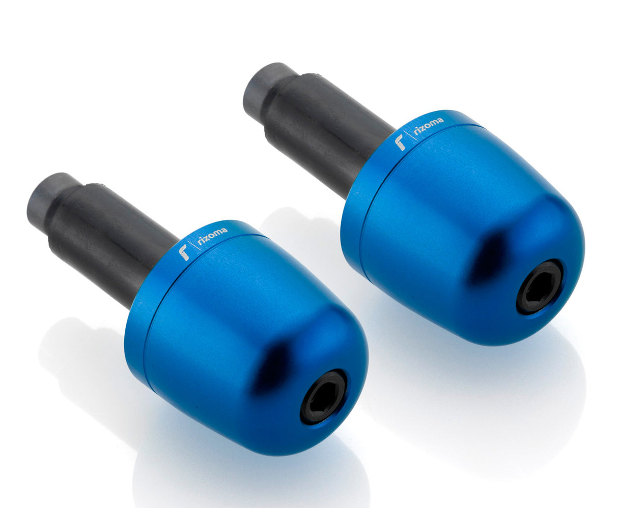 Rizoma Conical Bar Ends Blue for 22mm Handlebars