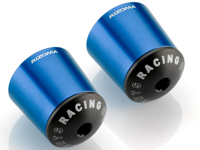 Rizoma Series 510 Conical Bar Ends Blue for Kawasaki Z300/Ninja 300 17-20/Z900 17-20