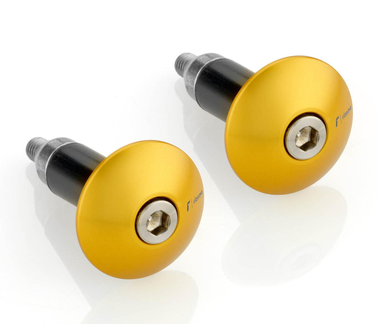 Rizoma Series 531 Bar Ends Gold for 22mm Handlebars