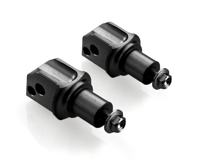 Rizoma Peg Adaptors for Passenger Footpegs Black for Harley-Davidson Breakout/Fat Bob/Fat Boy/Low Rider 18-20