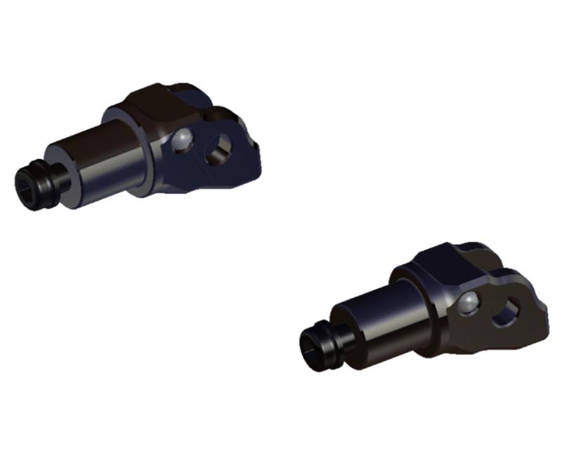 Rizoma R-PE854B Peg Mounting Kit Black