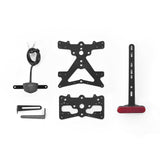 Rizoma Fox License Plate Support Kit Black for Ducati Panigale V4/Panigale V2/Streetfighter V2