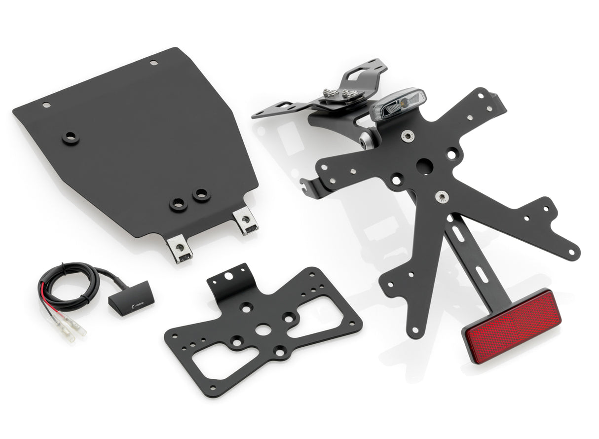 Rizoma Fox License Plate Support Kit Black for Triumph Street Twin 16-20