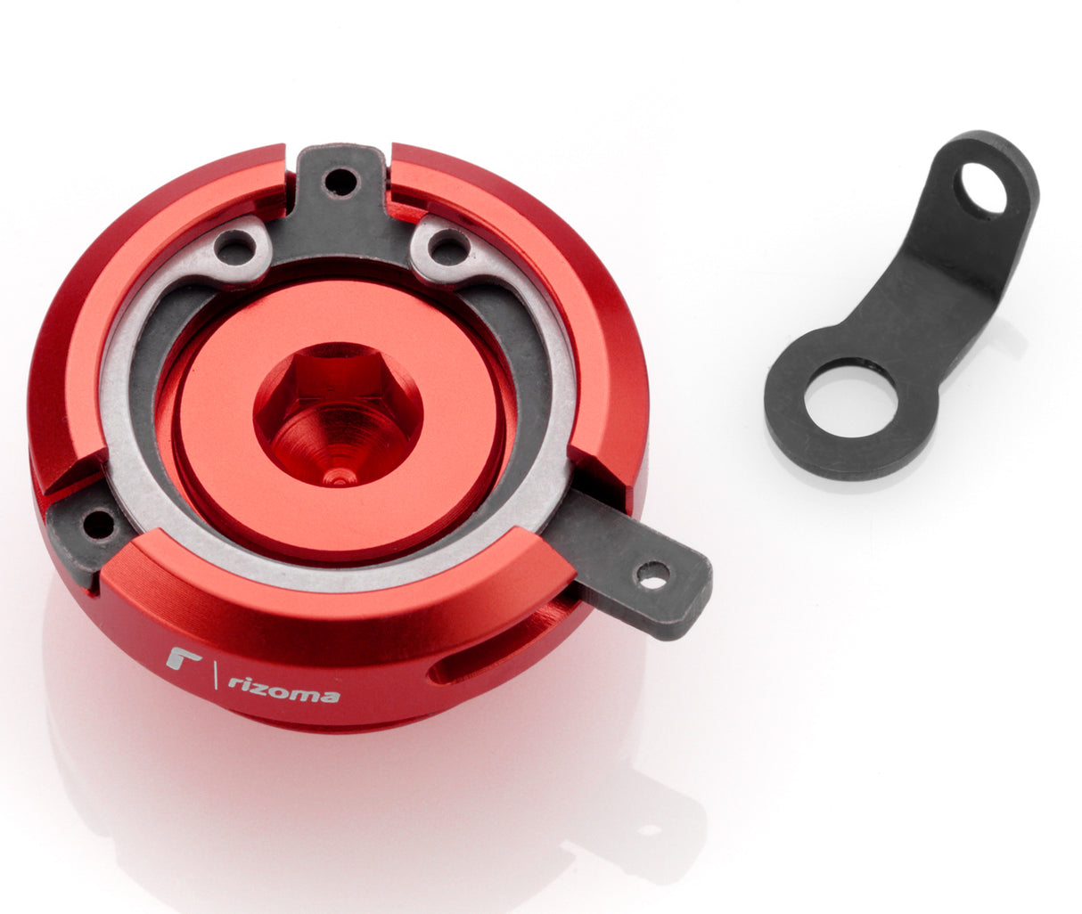 Rizoma Engine Oil Filler Cap Red for Suzuki Models