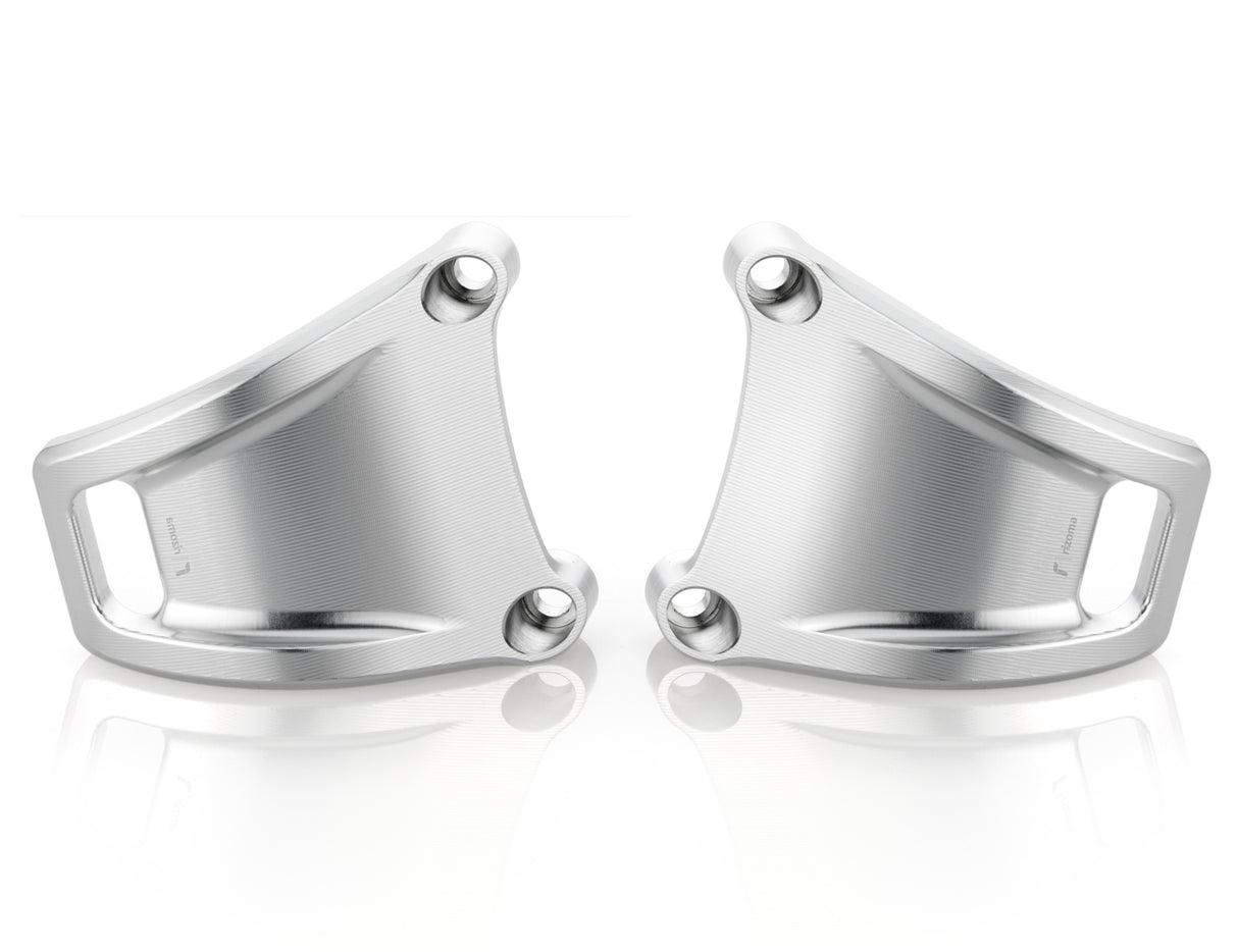 Rizoma Exhaust Guards Silver for BMW R 1200 GS/R 1200 GS Adventure/R 1200 GS Rallye