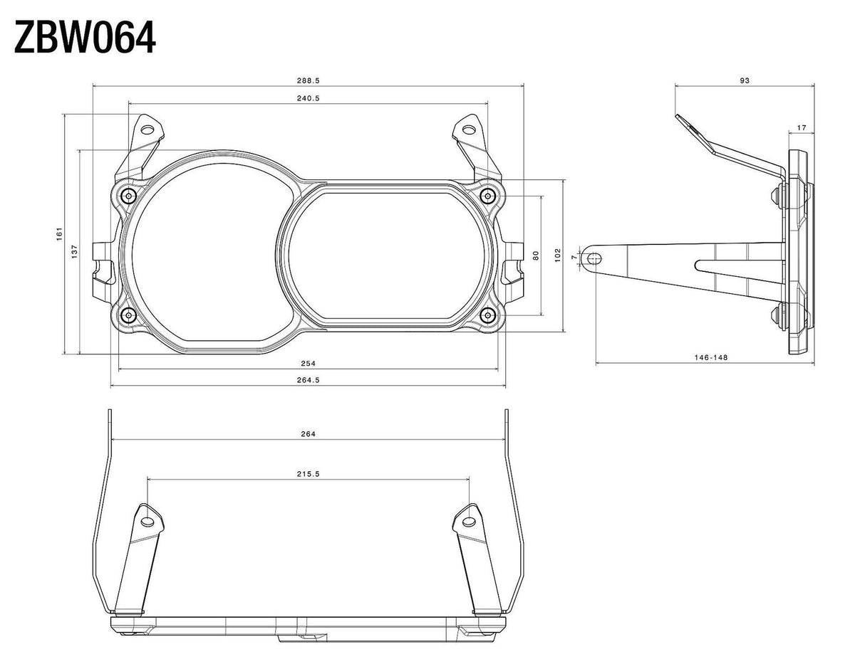 Rizoma Headlight Guard for BMW GS Models