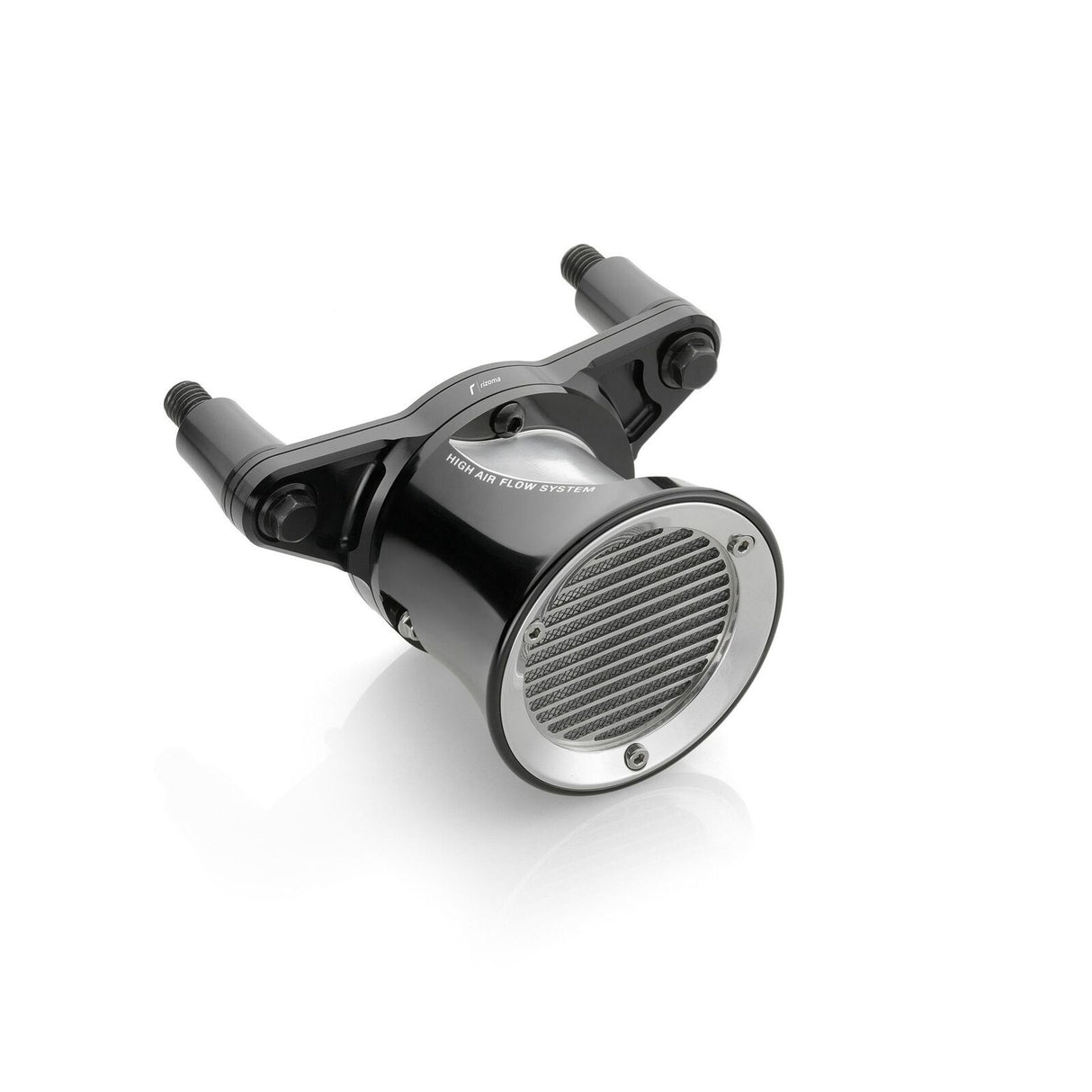 Rizoma Air Intake Velocity Stack Silver/Black for Harley-Davidson Sportster 04-21